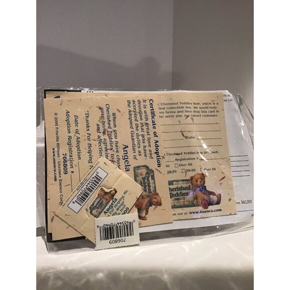 Cherished Teddies - Angela - Thanks For Helping Me Get My Wings #706809 - Picture 4 of 4